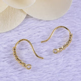 18K True Filled Zircon Ring Earring Clasps DIY Jewelry Making
