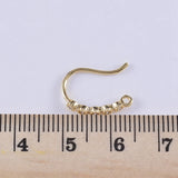 18K True Filled Zircon Ring Earring Clasps DIY Jewelry Making