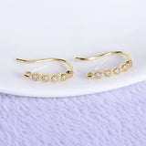 18K True Filled Zircon Ring Earring Clasps DIY Jewelry Making