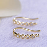 18K True Filled Zircon Ring Earring Clasps DIY Jewelry Making