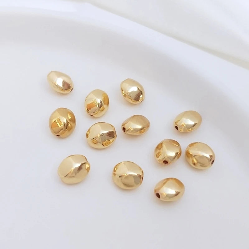Copper Irregular Loose Beads Pendant Charms DIY Findings