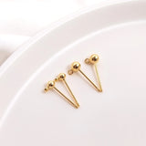Sterling S925 Peas Earrings Pin DIY Findings