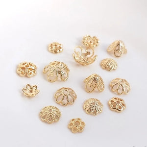 Flower Hat Beaded Caps Separator DIY Findings Jewelry 