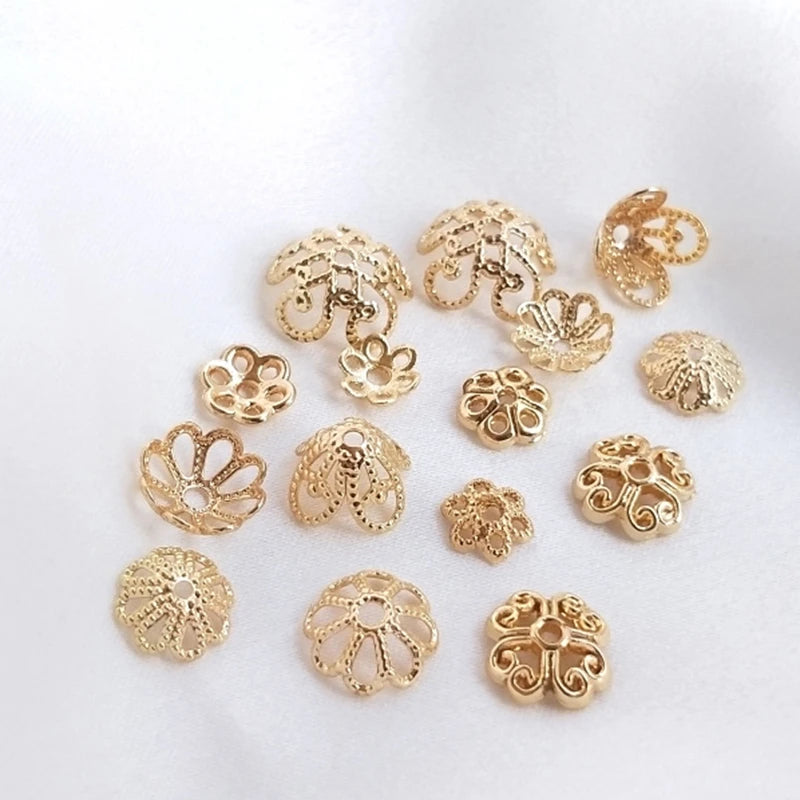 Flower Hat Beaded Caps Separator DIY Findings Jewelry 