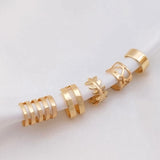 Real Plated C-shaped Ear Bone Without Pierced Clip Buckle Jewelry