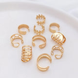 Real Plated C-shaped Ear Bone Without Pierced Clip Buckle Jewelry