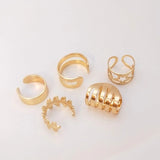 Real Plated C-shaped Ear Bone Without Pierced Clip Buckle Jewelry
