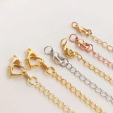 Copper Bracelet Necklace Extension Chain DIY Findings Jewelry Accessories