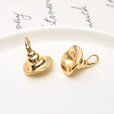Copper Witch Magic Hat Bead Clasps Pendant Base DIY Findings Jewelry Making