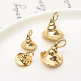 Copper Witch Magic Hat Bead Clasps Pendant Base DIY Findings Jewelry Making