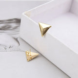 Copper Oval Wave Stud Earrings DIY Jewelry Findings