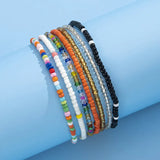 Bohemian Rice Beads Anklet for Women Leg Bracelet