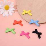 Rubber Matte Bow String Beads DIY Jewelry Accessories