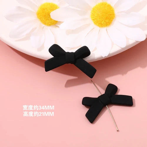 Rubber Matte Bow String Beads DIY Jewelry Accessories