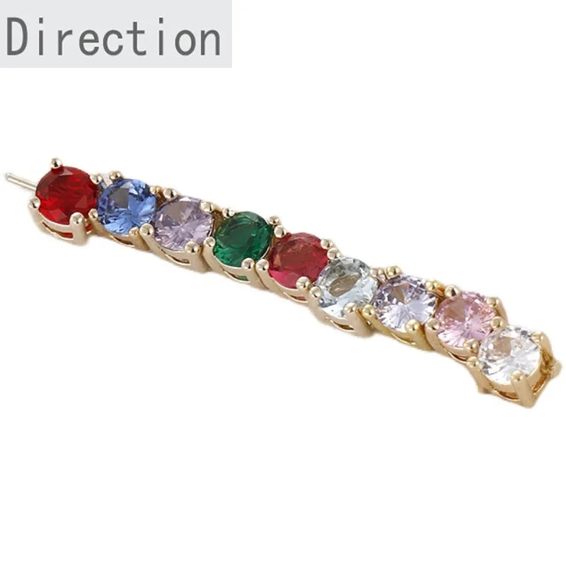 Square Flash Diamond Zircon Hand Accessories Material
