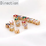 Square Flash Diamond Zircon Hand Accessories Material