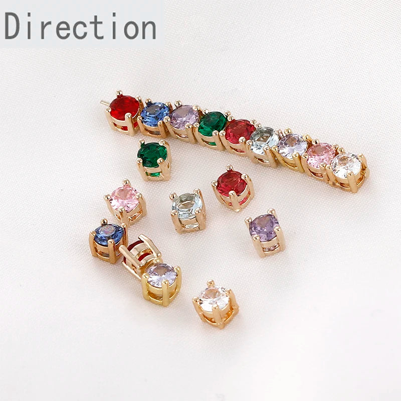 Square Flash Diamond Zircon Hand Accessories Material