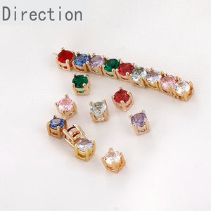 Square Flash Diamond Zircon Hand Accessories Material