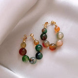 Stone Earrings European & American Style Stud Earring