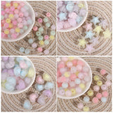 Frosted Medium Round Beads for DIY Jewelry Making