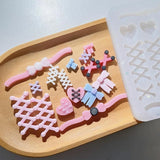 Silicone Mold for Pendant Jewelry Keychain DIY Crafts
