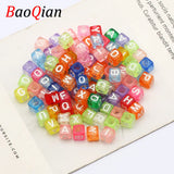 6mm Mixed Letters Spacer Beads for DIY Jewelry Making