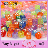6mm Mixed Letters Spacer Beads for DIY Jewelry Making