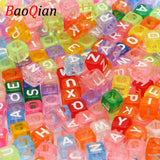 6mm Mixed Letters Spacer Beads for DIY Jewelry Making