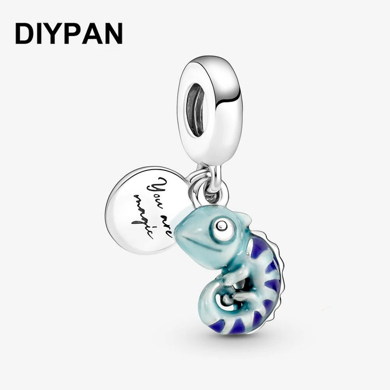Chameleon Dangle Charm for Pan Bracelet&Bangle - Color-changing Pendant