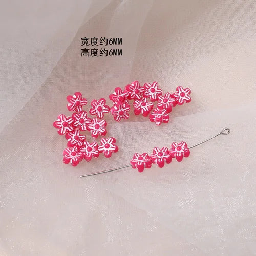 Acrylic Flower Bead DIY Jewelry Necklace Material