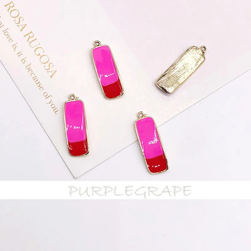 Gingko Leaf Pendant Earring DIY Materials 6pcs
