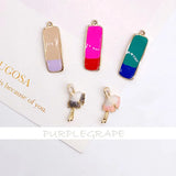 Gingko Leaf Pendant Earring DIY Materials 6pcs
