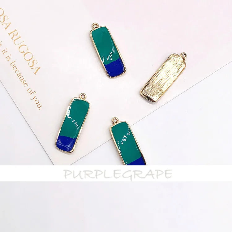 Gingko Leaf Pendant Earring DIY Materials 6pcs