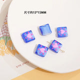 Hand-painted Love Wave Dot Glass Beads DIY Jewelry Accessories