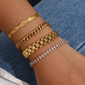 Stylish Cuban Chain Bracelet for Women