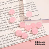 Matte Rose Flower Beaded DIY Jewelry Earrings Bracelet Accessories