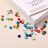 Mini Flower Glass Beads for DIY Jewelry Making