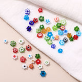 Mini Flower Glass Beads for DIY Jewelry Making