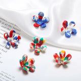 Acetate Mini Flower Shaped DIY Earring Material