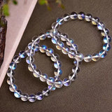 Moonlight Stone Bracelet Light Cream Moonlight Shi Healing Gift