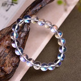 Moonlight Stone Bracelet Light Cream Moonlight Shi Healing Gift