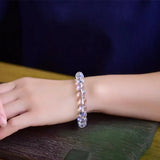 Moonlight Stone Bracelet Light Cream Moonlight Shi Healing Gift