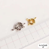 DIY Jewelry Accessories Circle Pearl Necklace Buckle