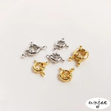 DIY Jewelry Accessories Circle Pearl Necklace Buckle