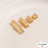 14K Bag Horse Clip Buckle for DIY Ribbon Jewelry Accessories