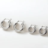 14K Gold-Clad Copper Tube Earrings DIY Material Accessories