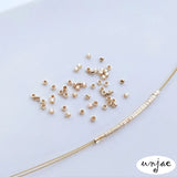 14K Gold-Coated Straight Tube DIY Materials