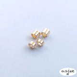 14K Gold-Coated Straight Tube DIY Materials