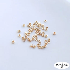 14K Gold-Coated Straight Tube DIY Materials