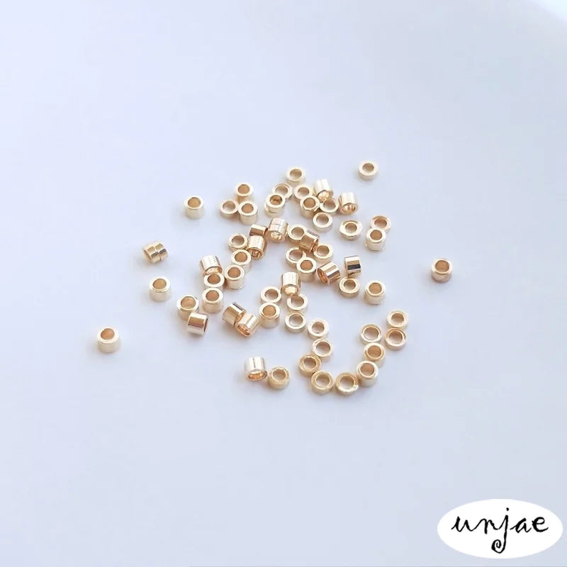 14K Gold-Coated Straight Tube DIY Materials